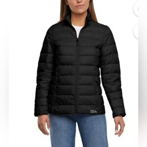 Eddie Bauer Size S Women's  Down Packable  Black Jacket.